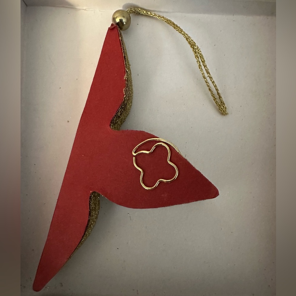 Louis Vuitton Flower Ornament Red and Gold
